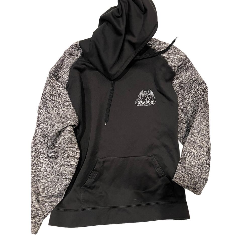 Badgersport Dragon Disc Golf Club Zip Up Insulated Hoodie Mens L